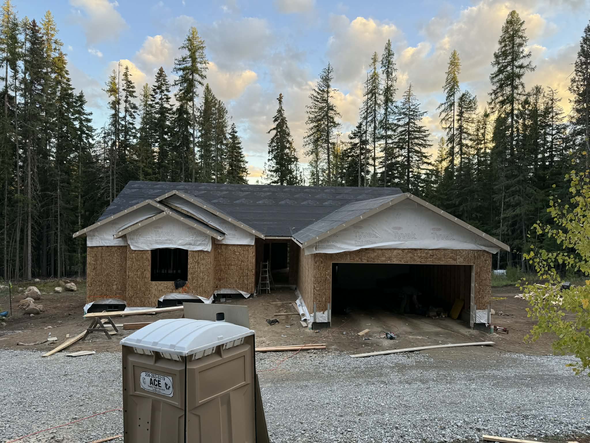 Custom home framing